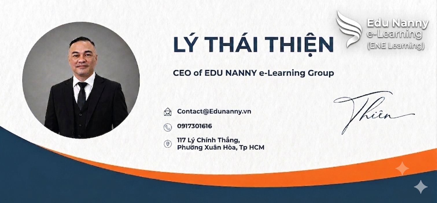 💎 EDU NANNY E-LEARNING: DIỆN MẠO MỚI – TẦM NHÌN MỚI – VỮNG BƯỚC VƯƠN XA
